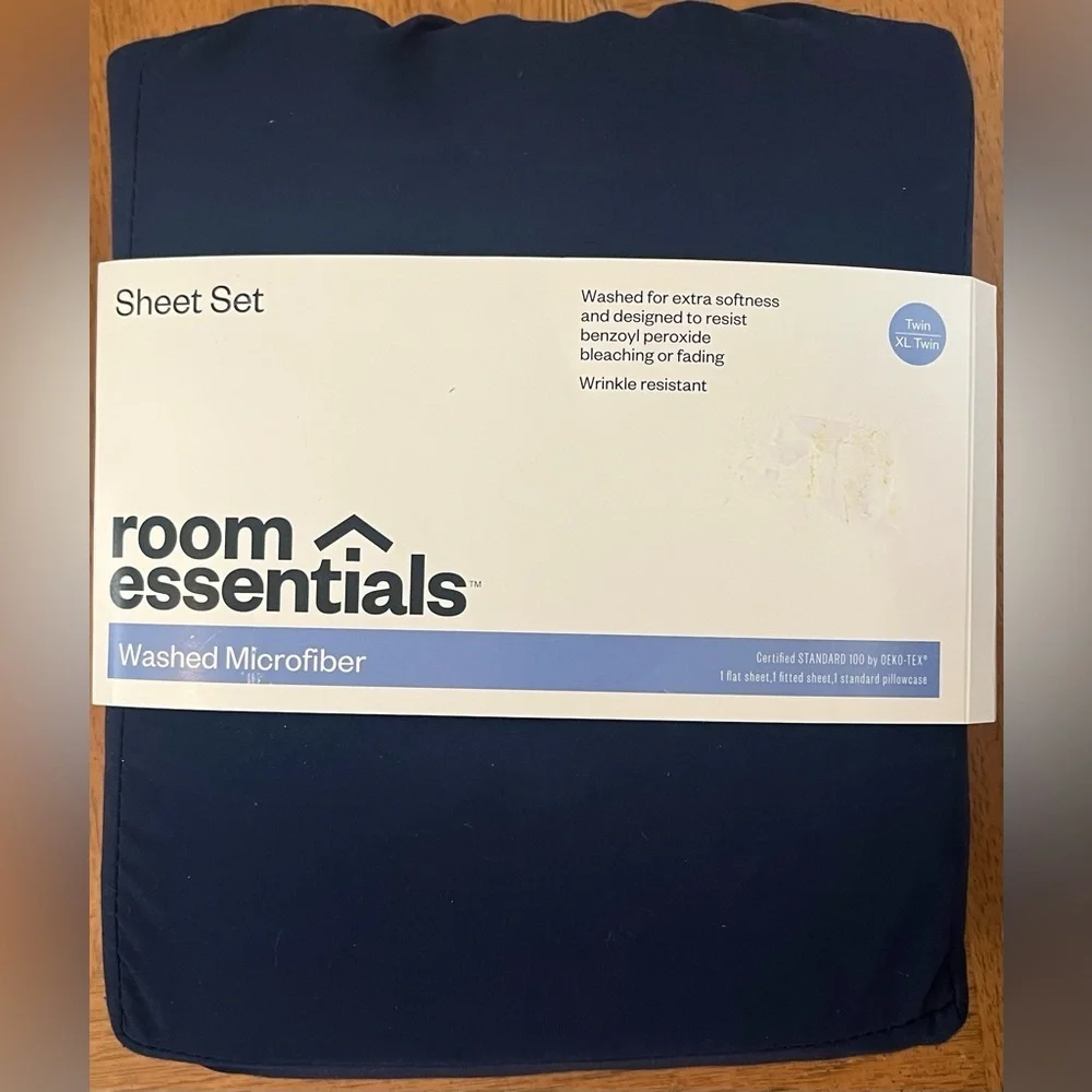 NWT 3 piece sheet set room essentials 3 colors listing for one set twin
